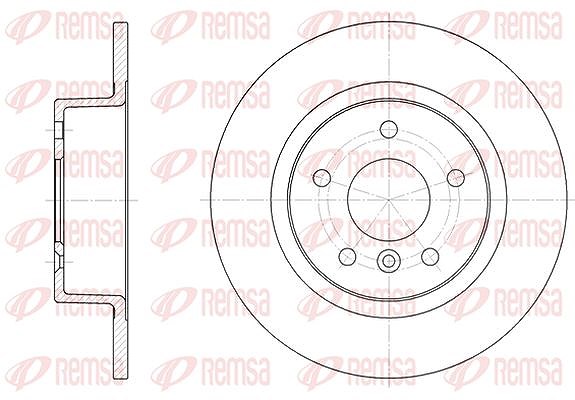 Kawe 1x Bremsscheibe [Hersteller-Nr. 650600] für Land Rover