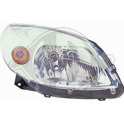 Diederichs Hauptscheinwerfer [Hersteller-Nr. 4455080] für Dacia