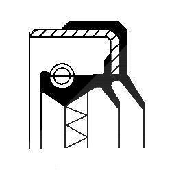 Corteco Wellendichtring, Verteilergetriebe ERSTAUSRÜSTERQUALITÄT [Hersteller-Nr. 01030451B]