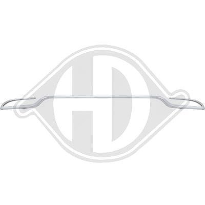 Diederichs Zier-/Schutzleiste, Stoßfänger [Hersteller-Nr. 1673069] für Mercedes-Benz