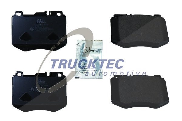 Trucktec Automotive Bremsbelagsatz, Scheibenbremse [Hersteller-Nr. 02.35.515] für Mercedes-Benz