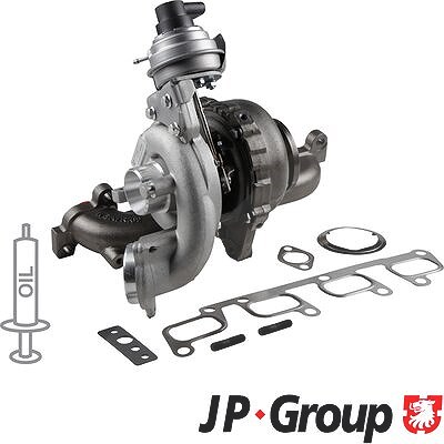 Jp Group Lader, Aufladung [Hersteller-Nr. 1117404600] für Skoda, VW, Seat, Audi