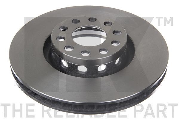 Nk 1x Bremsscheibe Vorderachse Belüftet [Hersteller-Nr. 204780] für Audi, Skoda