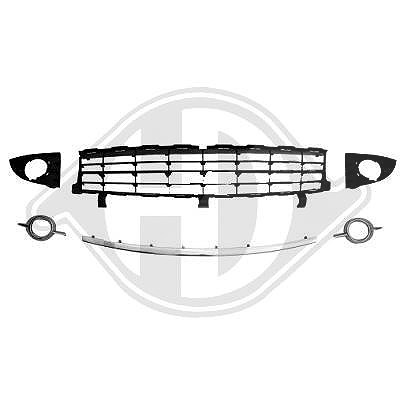 Diederichs Lüftungsgitter, Stoßfänger [Hersteller-Nr. 4464745] für Renault