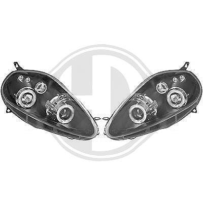 Diederichs Hauptscheinwerfersatz [Hersteller-Nr. 3456380] für Fiat, Abarth