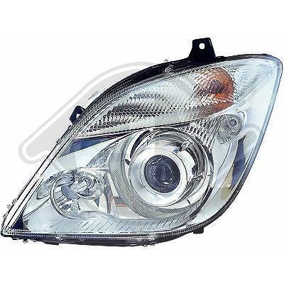Diederichs Hauptscheinwerfer [Hersteller-Nr. 1663985] für Mercedes-Benz
