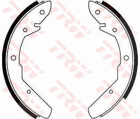 Trw Bremsbackensatz [Hersteller-Nr. GS8149] für VW