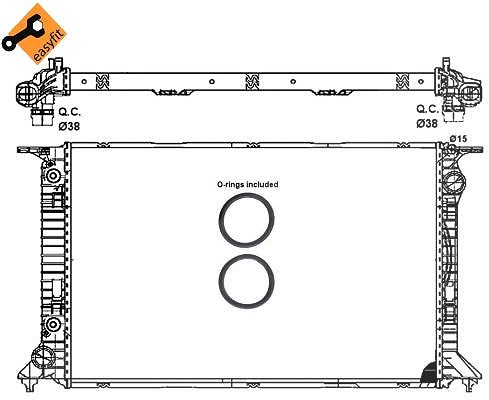 Nrf Kühler, Motorkühlung [Hersteller-Nr. 53065] für Audi