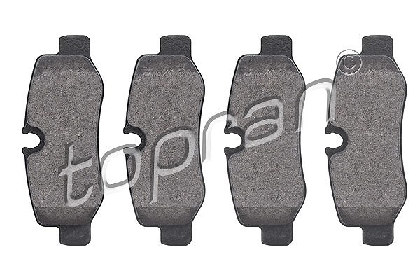 Topran Bremsbeläge hinten (Satz) [Hersteller-Nr. 409326] für Mercedes-Benz