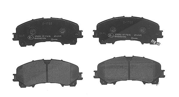 Magneti Marelli Bremsbelagsatz, Scheibenbremse [Hersteller-Nr. 363700456106] für Infiniti, Renault, Nissan