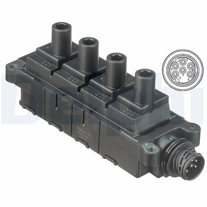 Delphi Zündspule [Hersteller-Nr. GN10465-12B1] für BMW