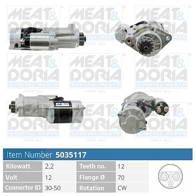 Meat & Doria Starter [Hersteller-Nr. 5035117] für Nissan