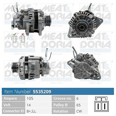 Meat & Doria Generator [Hersteller-Nr. 5535209] für Mitsubishi