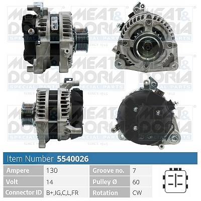 Meat & Doria Generator [Hersteller-Nr. 5540026] für Honda