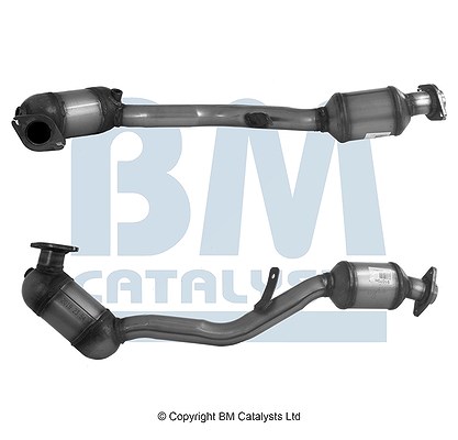 Bm Catalysts Katalysator mit Anbauteilen [Hersteller-Nr. BM91070H] für Subaru