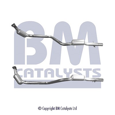 Bm Catalysts Katalysator Kat mit Anbauteilen rechts [Hersteller-Nr. BM90835H] für Mercedes-Benz