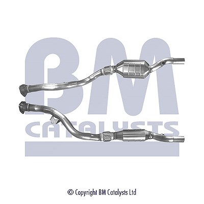 Bm Catalysts Katalysator mit Anbauteilen links [Hersteller-Nr. BM90689H] für Audi
