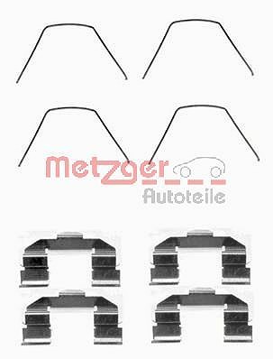 Metzger Autoteile Zubehörsatz, Scheibenbremsbelag [Hersteller-Nr. 109-1607] für Mazda
