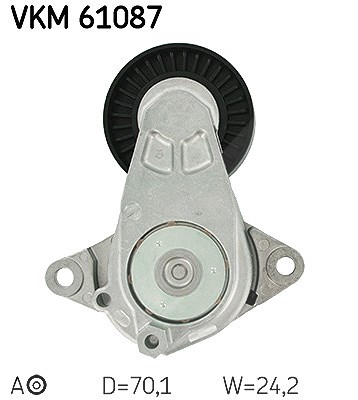Skf Spannrolle, Keilrippenriemen [Hersteller-Nr. VKM61087] für Daihatsu, Toyota