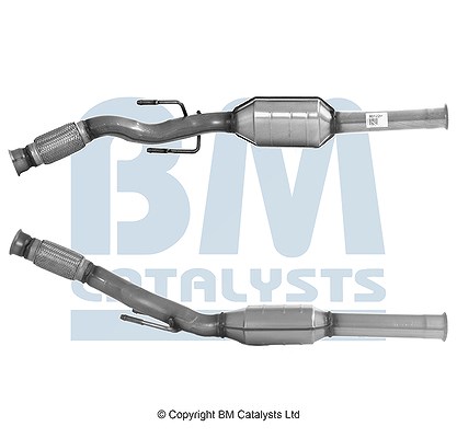 Bm Catalysts Katalysator inkl. Montagesatz [Hersteller-Nr. BM80122H] für Citroën