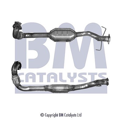 Bm Catalysts Katalysator inkl. Montagesatz [Hersteller-Nr. BM91122H] für Saab