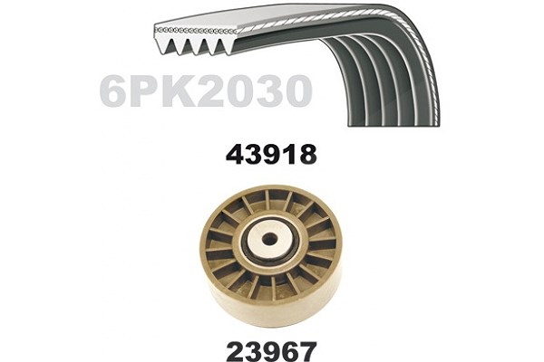 Mapco Keilrippenriemensatz [Hersteller-Nr. 23918] für Mercedes-Benz