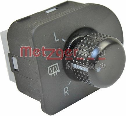 Metzger Autoteile Schalter, Spiegelverstellung [Hersteller-Nr. 0916371] für Skoda