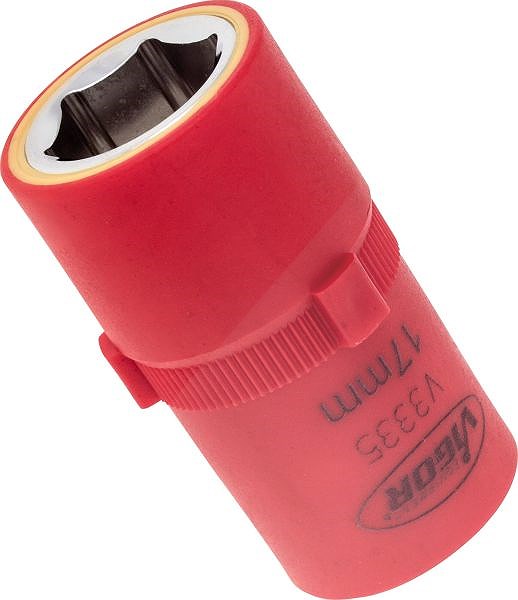 Vigor VDE Steckschlüsseleinsatz - 1/2 - Sechskant Profil - 17 mm [Hersteller-Nr. V3335]