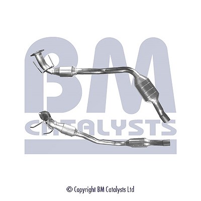 Bm Catalysts Katalysator mit Anbauteilen [Hersteller-Nr. BM80196H] für Mercedes-Benz