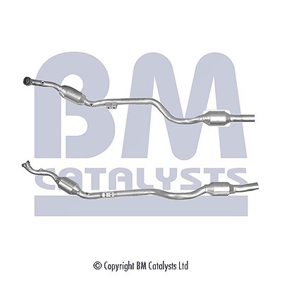Bm Catalysts Katalysator mit Anbauteilen rechts [Hersteller-Nr. BM90764H] für Mercedes-Benz