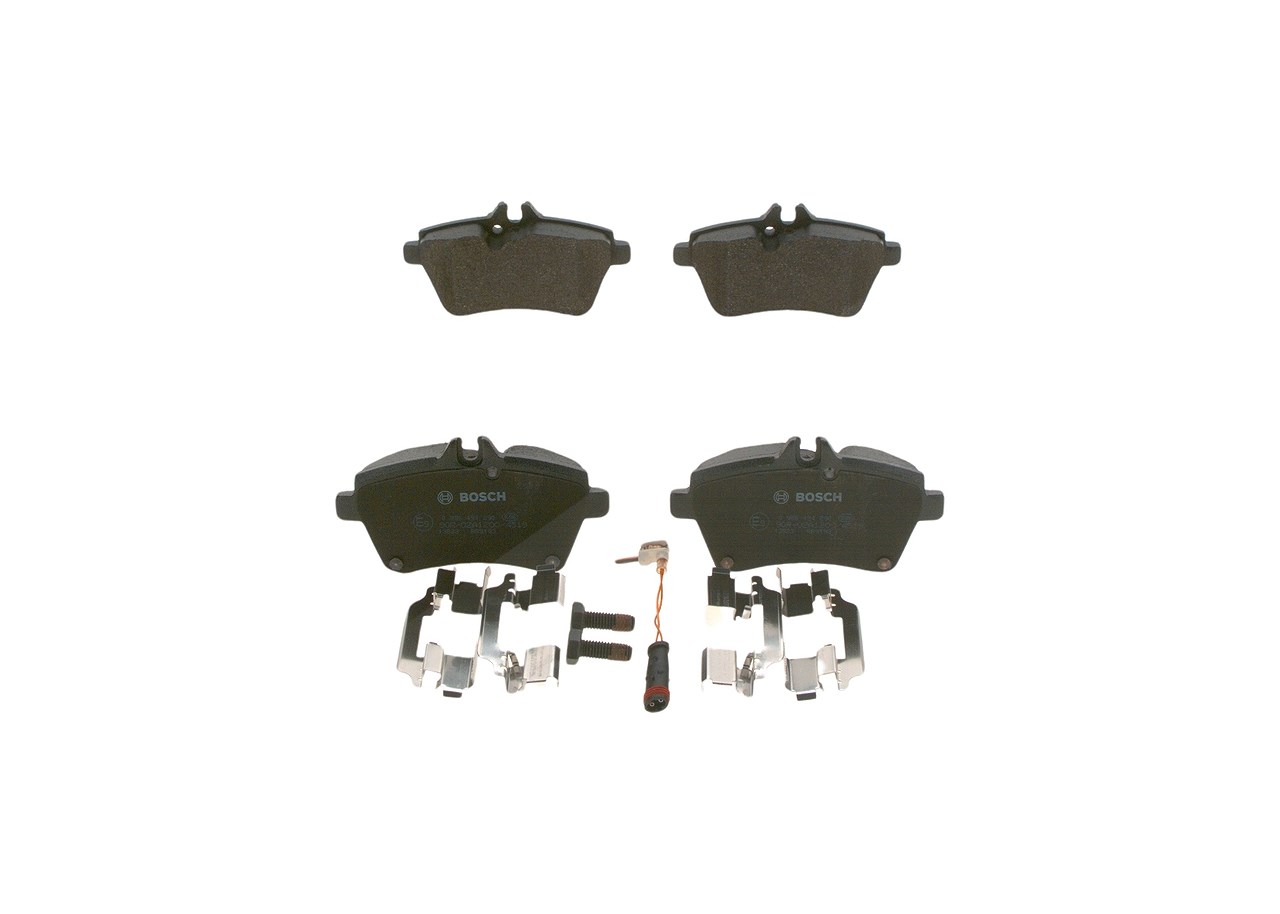 Bosch Bremsbelagsatz, Scheibenbremse [Hersteller-Nr. 0986494290] für Mercedes-Benz