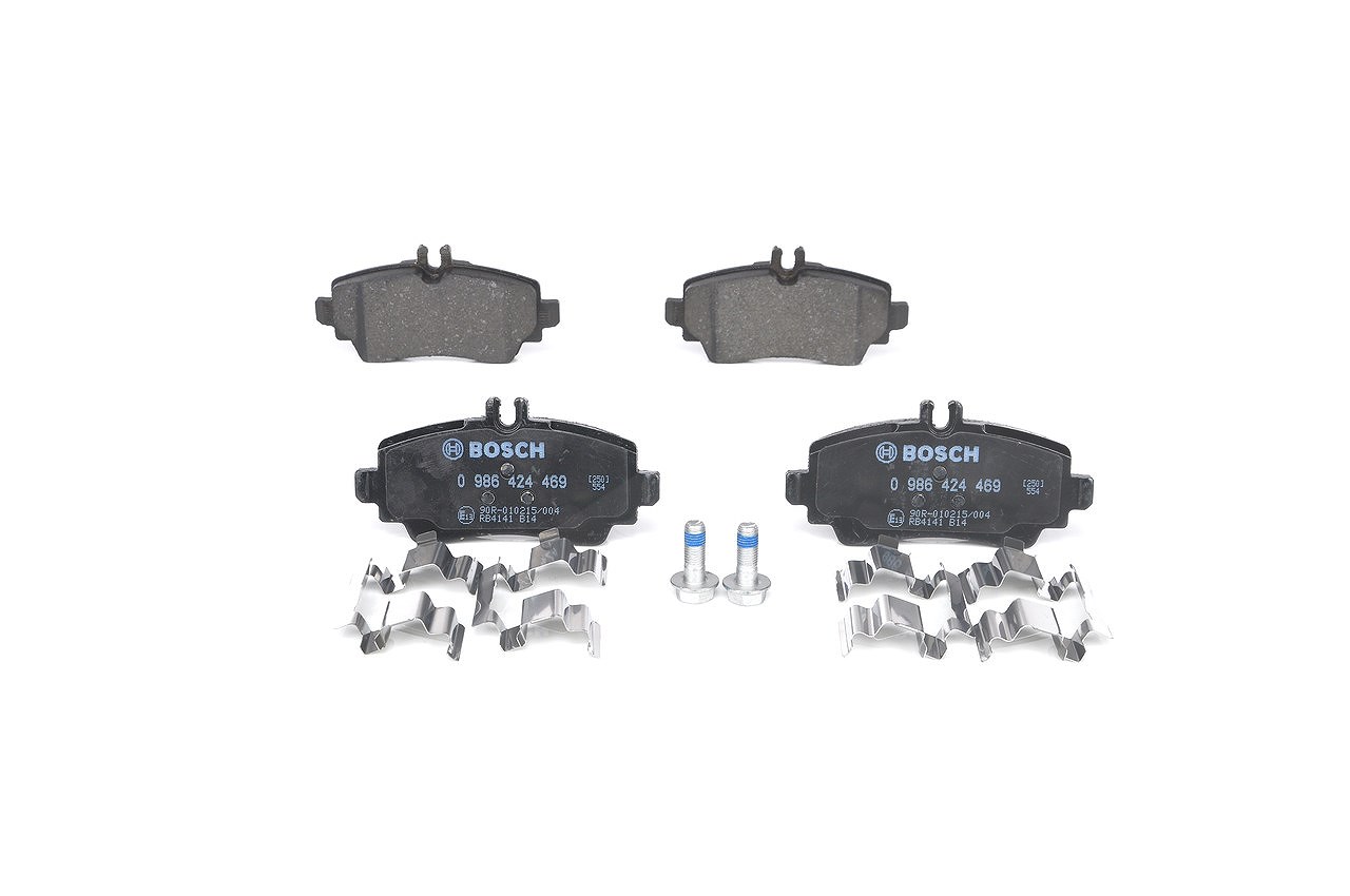 Bosch Bremsbelagsatz, Scheibenbremse [Hersteller-Nr. 0986424469] für Mercedes-Benz
