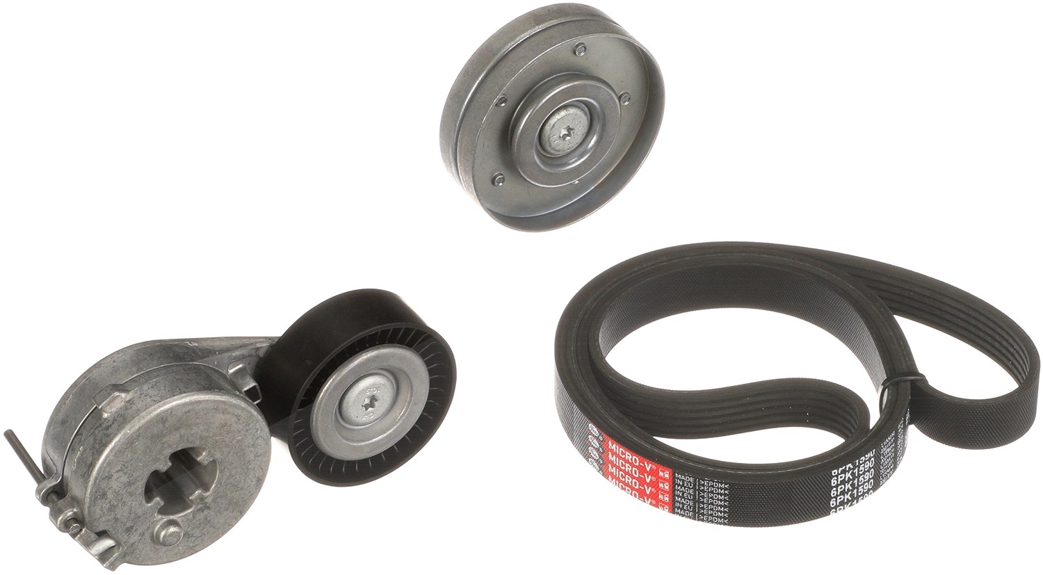 Gates Keilrippenriemensatz [Hersteller-Nr. K026PK1590] für Seat, Audi
