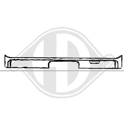Diederichs Heckwand [Hersteller-Nr. 9138460] für Mercedes-Benz
