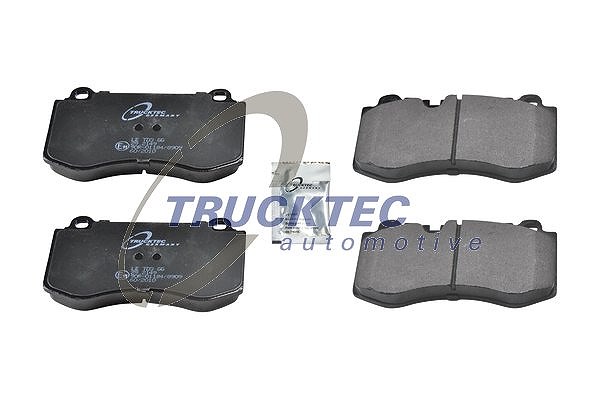Trucktec Automotive Bremsbelagsatz, Scheibenbremse [Hersteller-Nr. 02.35.197] für Mercedes-Benz