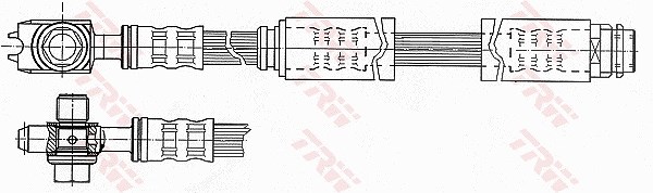 Trw Bremsschlauch [Hersteller-Nr. PHD946] für Audi, VW
