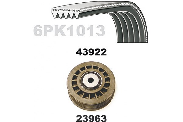 Mapco Keilrippenriemensatz [Hersteller-Nr. 23937] für Mercedes-Benz
