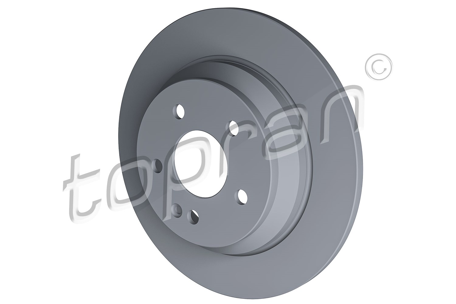 Topran Bremsscheibe Hinterachse Voll [Hersteller-Nr. 409330] für Mercedes-Benz