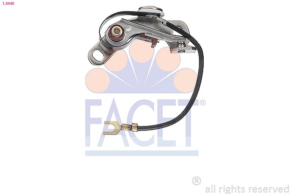 Facet Kontaktsatz, Zündverteiler [Hersteller-Nr. 1.4940] für Fiat, Zastava