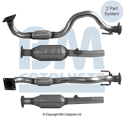 Bm Catalysts Katalysator [Hersteller-Nr. BM92362H] für VW, Seat