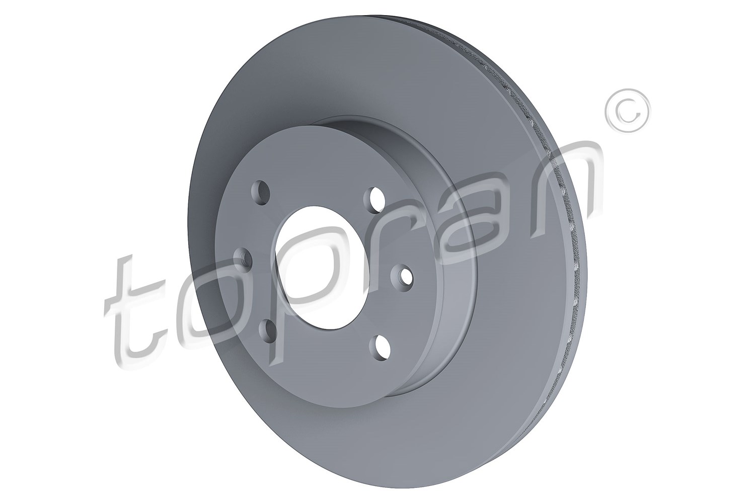 Topran Bremsscheibe Vorderachse Belüftet [Hersteller-Nr. 820765] für Kia, Hyundai