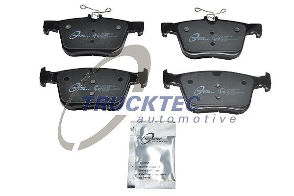Trucktec Automotive Bremsbeläge hinten (Satz) [Hersteller-Nr. 07.35.262] für Audi, VW