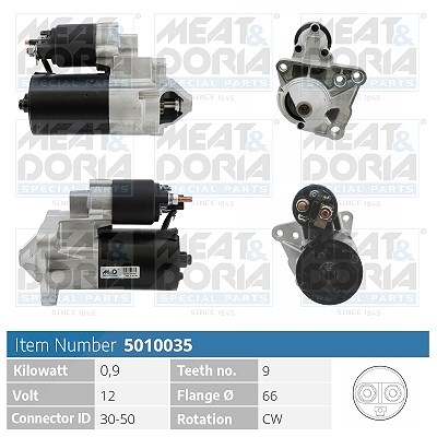 Meat & Doria Starter [Hersteller-Nr. 5010035] für Renault