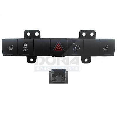 Meat & Doria Warnblinkschalter [Hersteller-Nr. 206049] für Jeep