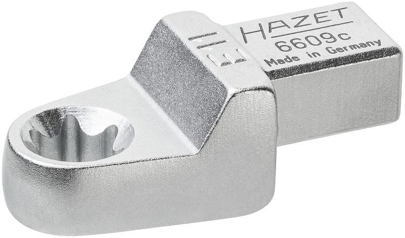 Hazet Einsteck TORX® Ringschlüssel - Einsteck-Vierkant 9x12 mm - E11 [Hersteller-Nr. 6609C-E11]