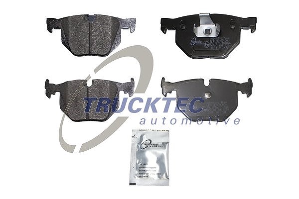 Trucktec Automotive Bremsbeläge hinten (Satz) [Hersteller-Nr. 08.34.105] für BMW