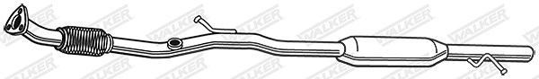 Walker Mittelschalldämpfer [Hersteller-Nr. 22154] für Vauxhall, Opel