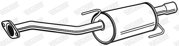 Walker Endschalldämpfer [Hersteller-Nr. 23642] für Nissan