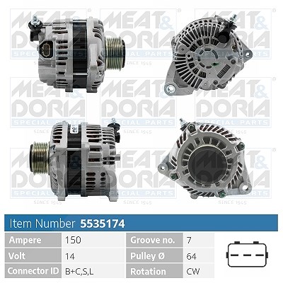 Meat & Doria Generator [Hersteller-Nr. 5535174] für Nissan