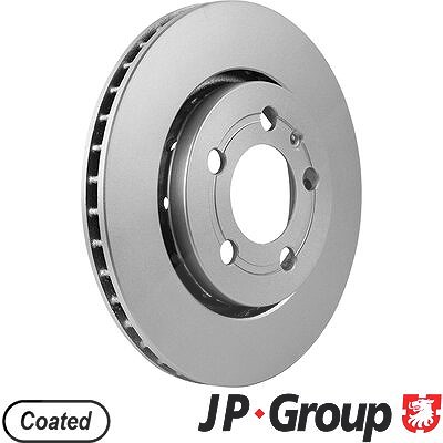 Jp Group 1x Bremsscheibe [Hersteller-Nr. 1163207000] für Audi, Skoda, Seat, VW
